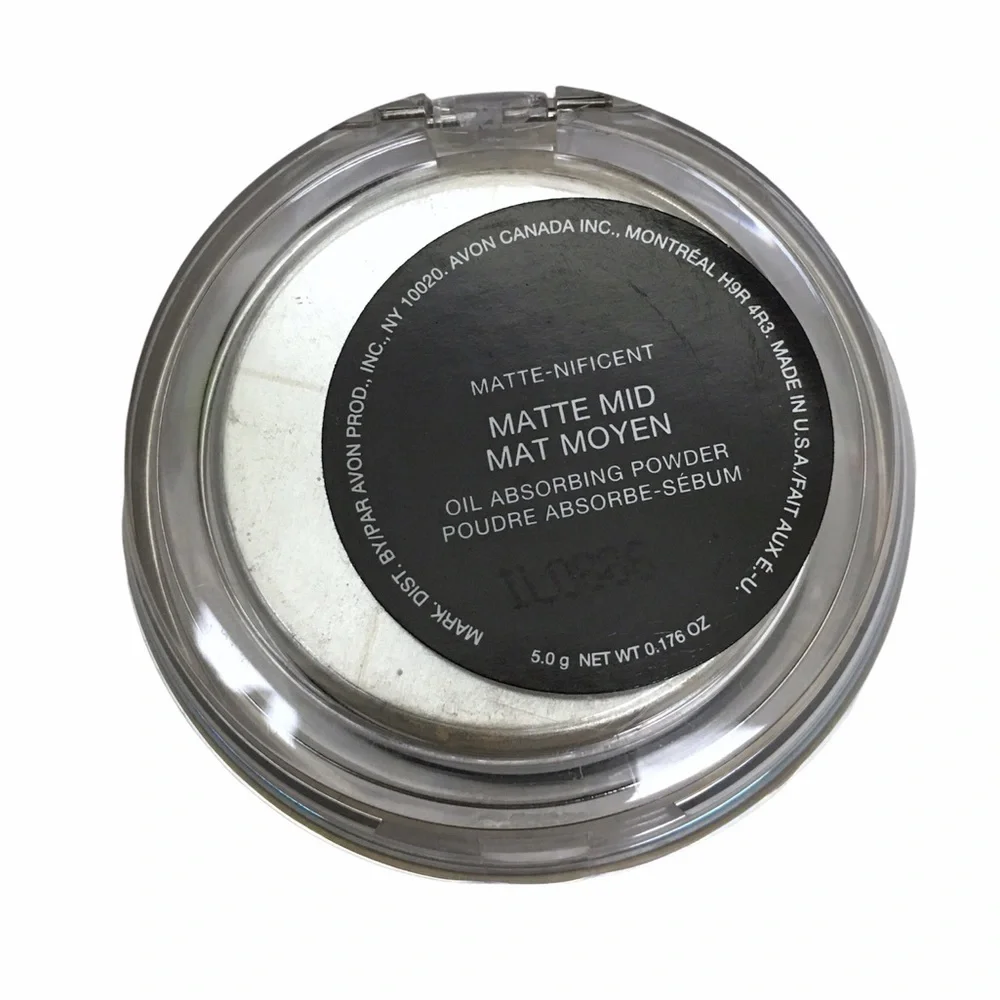 mark. Matte-Nificent Pressed Powder Oil Absorbing Compact Mirror Shade Mid